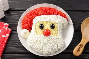 Салат "Дед Мороз-Красный нос"