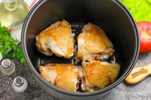 Курица в мультиварке жареная Курица в мультиварке жареная