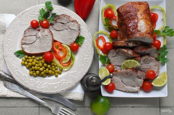 Мясо в рукаве