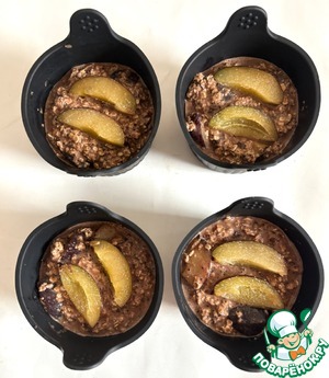 Запечённая овсянка со сливой Запечённая овсянка со сливой