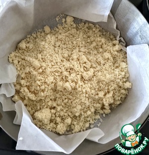 Насыпной пирог с клубникой Насыпной пирог с клубникой