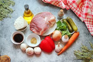 Новогодний мясной шар Новогодний мясной шар