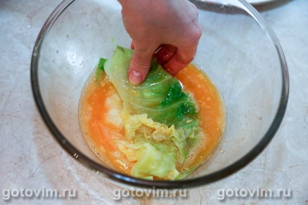 Капуста в сухарях