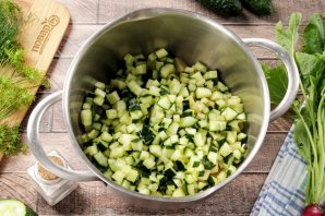 Окрошка с горчицей Окрошка с горчицей