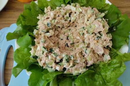 Салат "цыплята в гнезде"