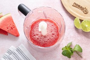 Арбузный зеленый чай