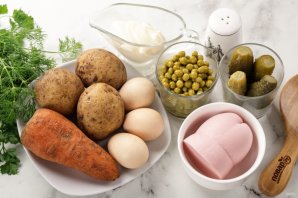 Салат "Пасхальный венок"