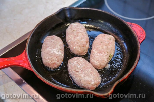 Мясные зразы с кабачками Мясные зразы с кабачками