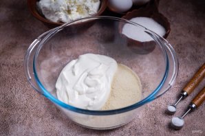 Творожная запеканка на сковороде Творожная запеканка на сковороде