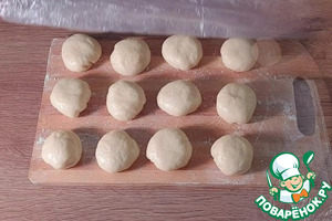 Сдобный разборный пирог с яблоками