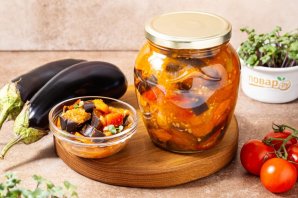 Соте из баклажанов на зиму