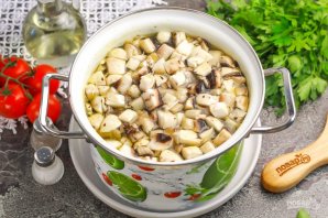 Куриный суп с шампиньонами