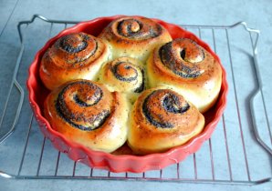 Булочка "Улитка" с маком