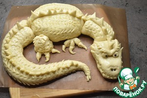 Пирог "Дракон 2024"