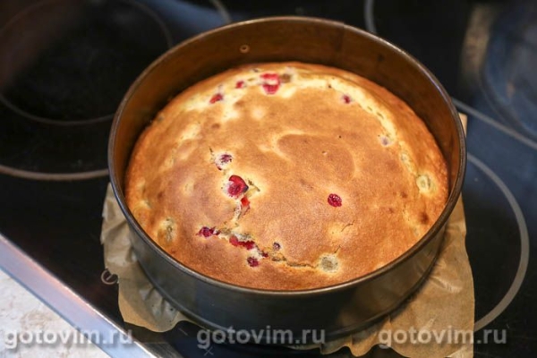 Пирог с клюквой и виноградом Пирог с клюквой и виноградом