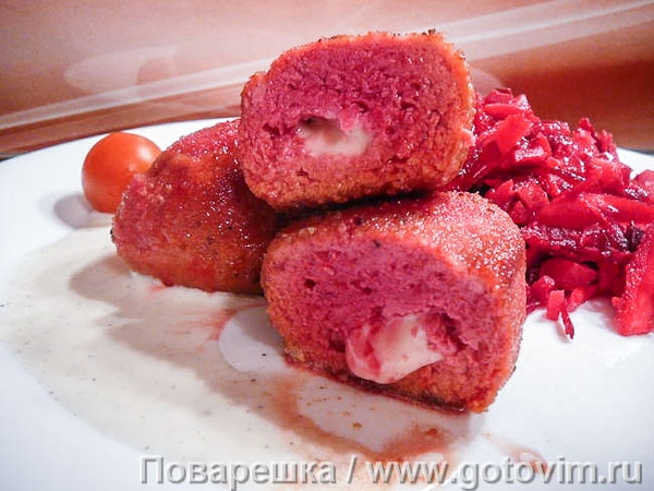 Куриные котлеты со свеклой и сыром Куриные котлеты со свеклой и сыром