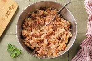 Ленивые голубцы в аэрогриле Ленивые голубцы в аэрогриле