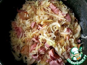 Закусочный пирог с индейкой и капустой Закусочный пирог с индейкой и капустой