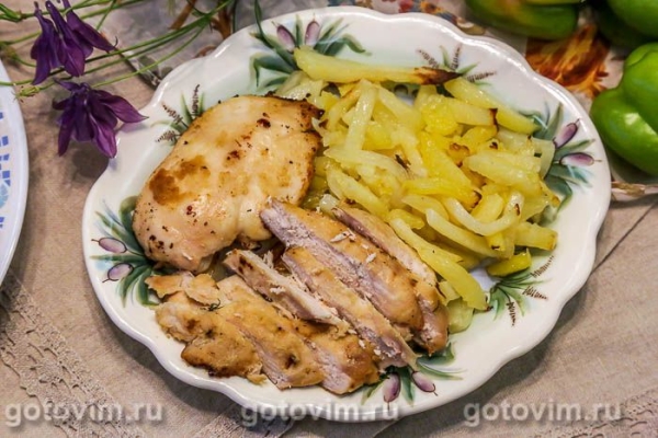 Куриная грудка в конверте из пергамента, запеченная в духовке Куриная грудка в конверте из пергамента, запеченная в духовке