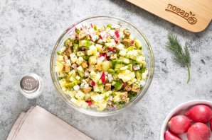 Вегетарианская окрошка Вегетарианская окрошка