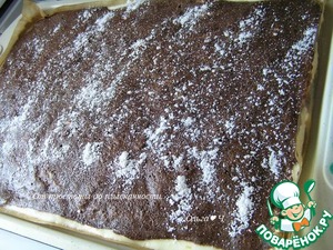 Шоколадно-творожный рулет "Рождественское полено" Шоколадно-творожный рулет "Рождественское полено"