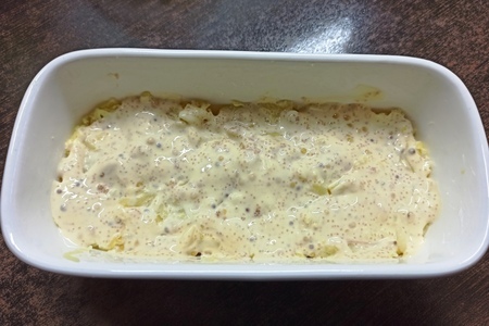 Салат "селёдка под шубой" с икорным майонезом