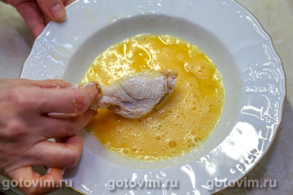 Куриные крылышки в картофельной панировке Куриные крылышки в картофельной панировке