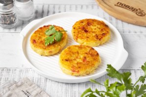 Котлеты из картофеля с перцем Котлеты из картофеля с перцем
