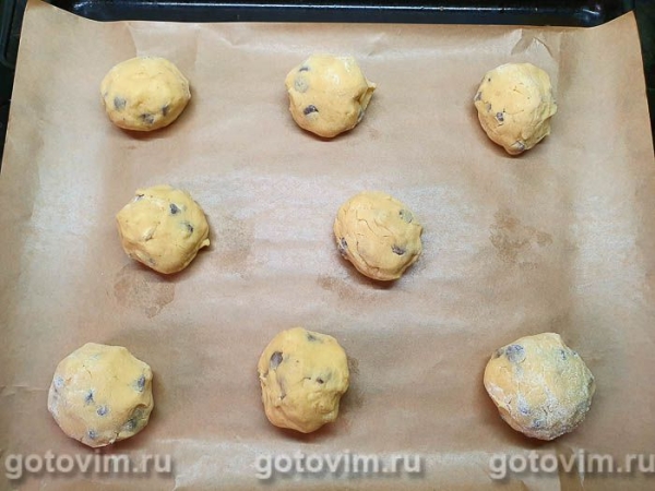Печенье с шоколадными каплями и кешью