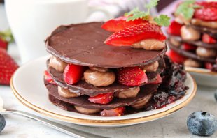 Шоколадный мильфей Шоколадный мильфей