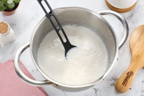 Рисовая каша на козьем молоке Рисовая каша на козьем молоке