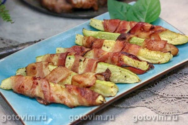 Кабачки в беконе Кабачки в беконе