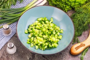 Окрошка с квасом Окрошка с квасом