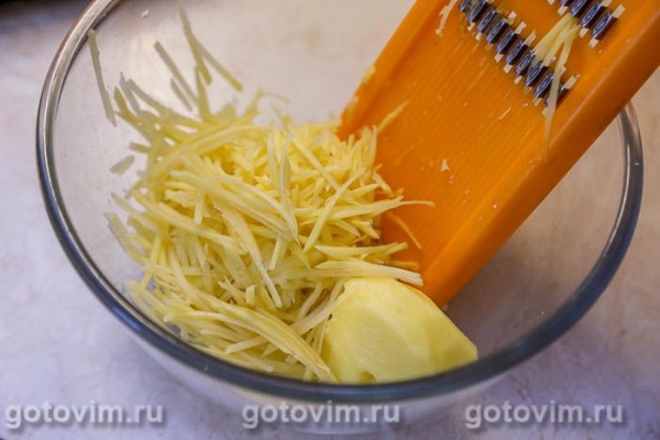 Отбивные из свинина в панировке картофельной стружки Отбивные из свинина в панировке картофельной стружки