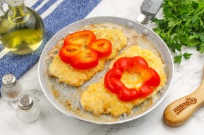 Куриные отбивные с перцем Куриные отбивные с перцем