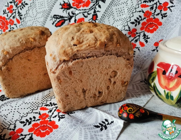 Хлеб с грецкими орехами