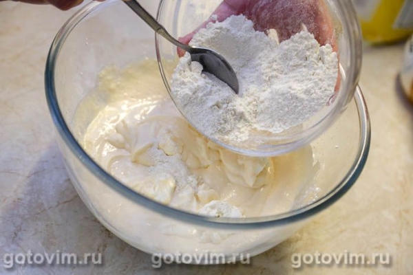 Творожные кексы с кокосовой стружкой в формочках