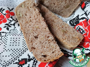 Хлеб с грецкими орехами