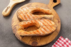 Форель жареная