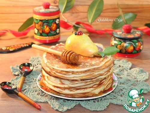 Блины к завтраку, приготовленные на кипятке