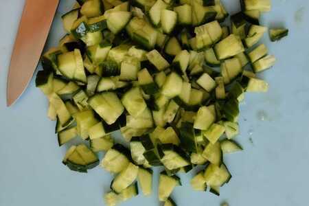 Салат "цыплята в гнезде"