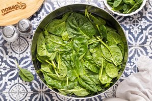 Корейская закуска из шпината