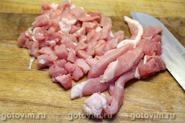 Рагу с мясом и чечевицей