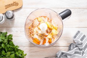 Соус из картофеля и моркови