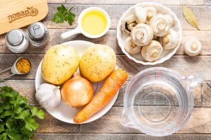 Суп из свежих шампиньонов