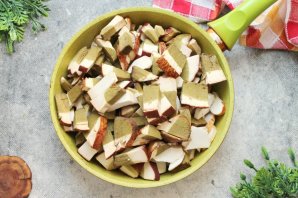 Белые грибы жареные Белые грибы жареные