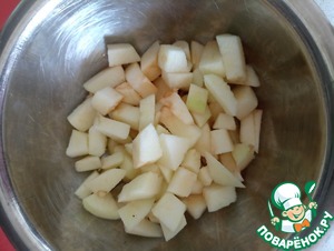 Пирог с жерделами (абрикосами) и яблоками Пирог с жерделами (абрикосами) и яблоками