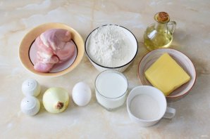 Блинчики с курицей и сыром Блинчики с курицей и сыром