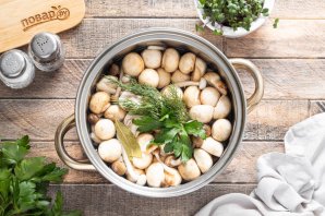 Грибной суп в банках на зиму