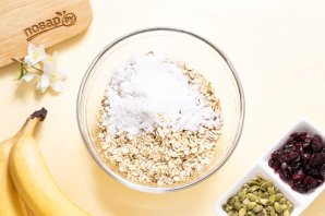 Овсяное печенье с бананом